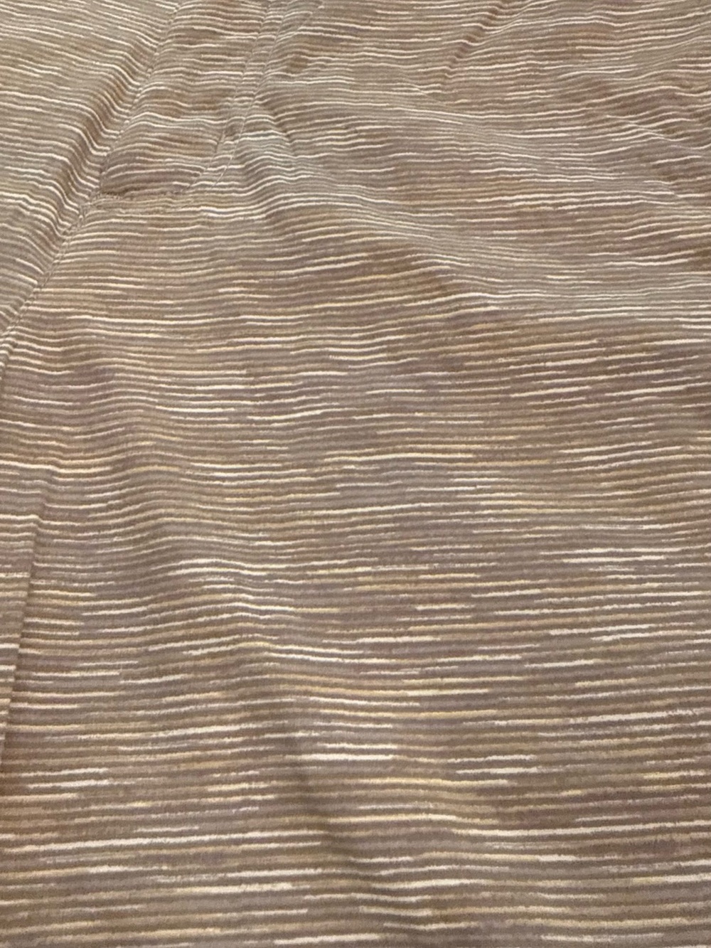 Eddie Bauer Tan & Cream Striped Skirt